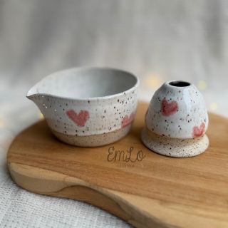 Matcha set 🩷 Na e-shopu čeká na svého majitele 👀 #emlo #emloceramics #ceramics #keramika #ceskakeramika #czechpottery...